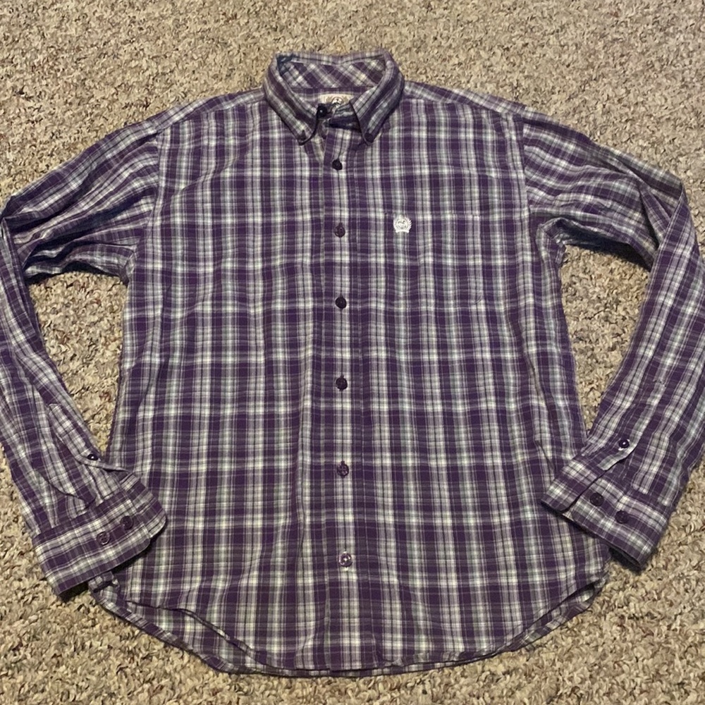 Cinch Boys Youth Large 12 Long Sleeve shirt Great for livestock shows